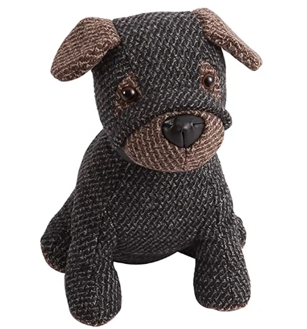 Dog Cute Animal Decorative Interior Stuffed Sand Fabric Children Security Door stopper