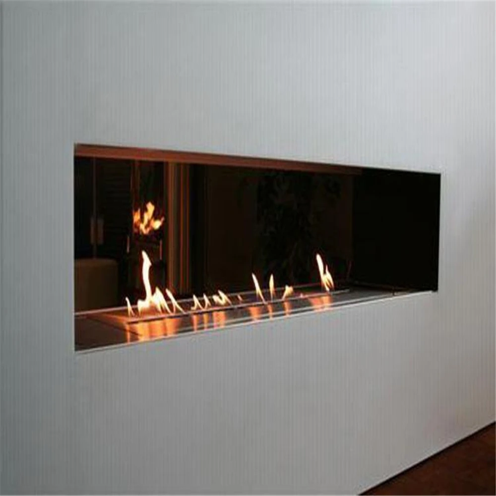 Inno-Fire 18 inch bio fuel fireplace linear  bio ethanol stove