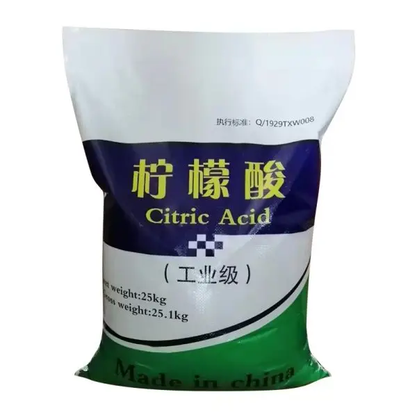 
Wholesale High Quality Food Grade White Crystalline Powder Citric Acid 