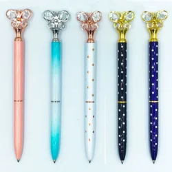 Pen factory custom metal colorful pen Jewelled Crystal Diamond Metal Ball Point Pen