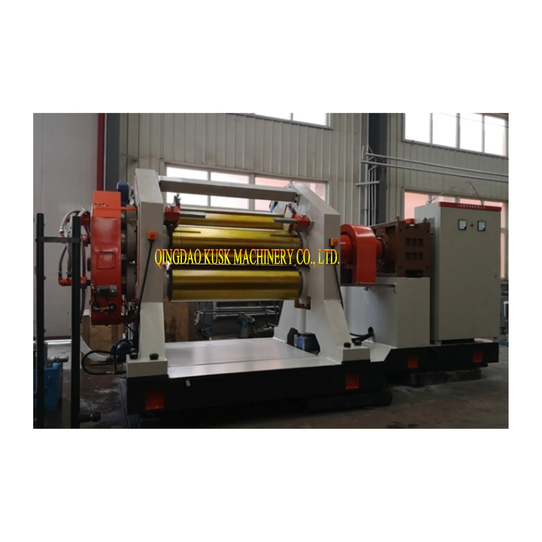 Europe export experienced four rollers rubber calender machine