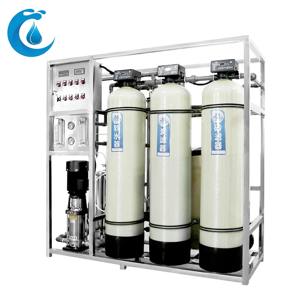 Drinking Reverse Osmosis RO Purifying Purification System 1000LPH Mineral Filter Purifier Purify Water Treatment Machine Plant