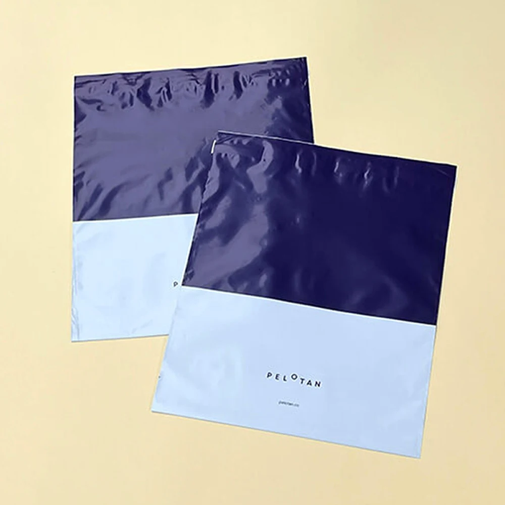 biodegradable wholesale high quality peach custom printed rose logo poly pack mailers plastic packaging bag for clothing