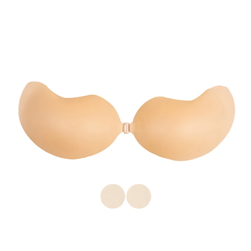 Front Closure Seamless Onefeng Silicone Breast Form for Crossdresser Cosplay Falseboobs Mastectomy Prosthesis Pocket Bra