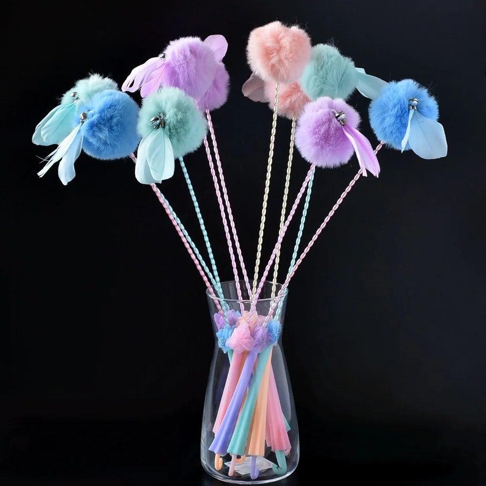 2023 New Arriving Multicolor High Quality Soft and Eco-friendly Cat Stick Toy