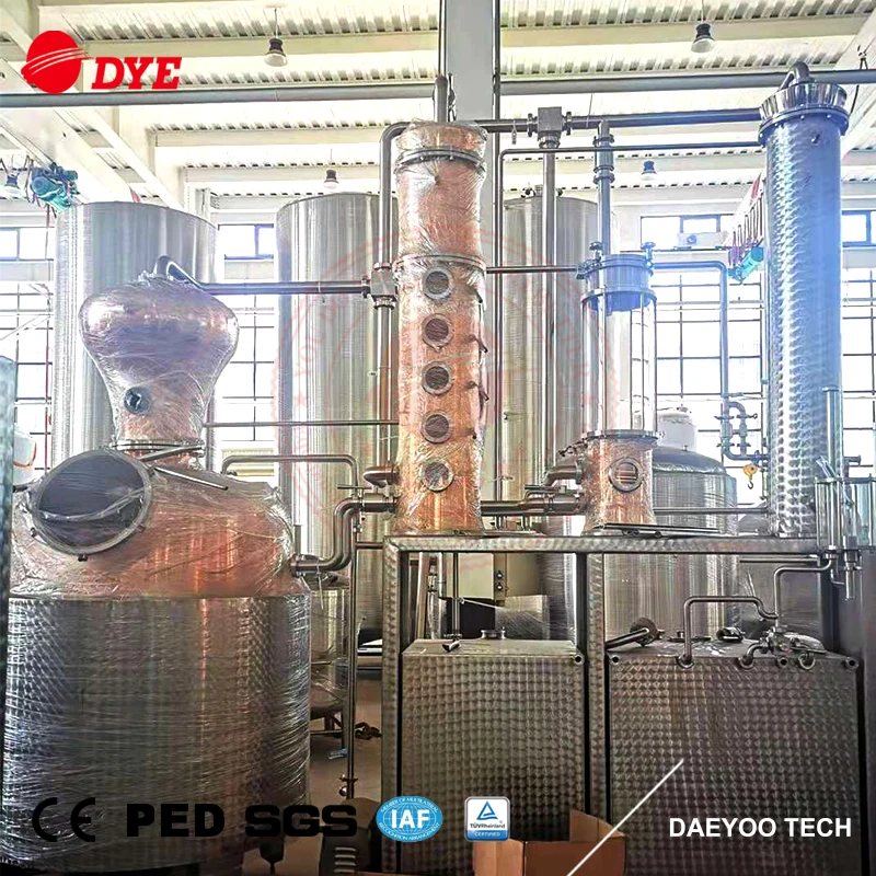 1000l Whisky alambic copper still brandy distilling equipment alcohol distiller home distillation for sale