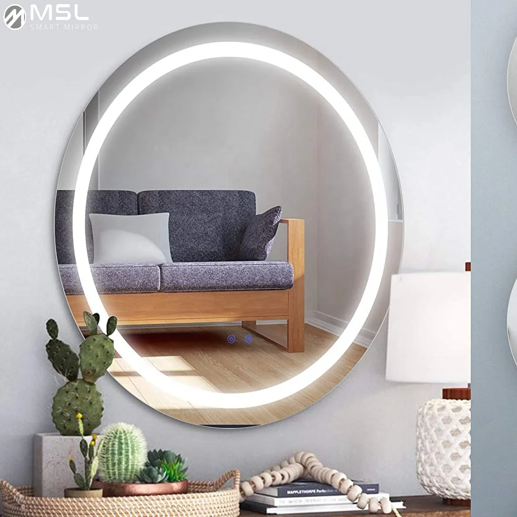 2021 bathroom mirrors living room real view mirror led big infinity mirror