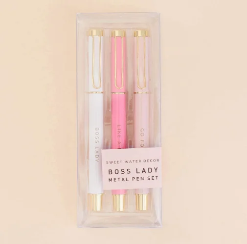 Металлическая Шариковая ручка для женщин с цветным логотипом