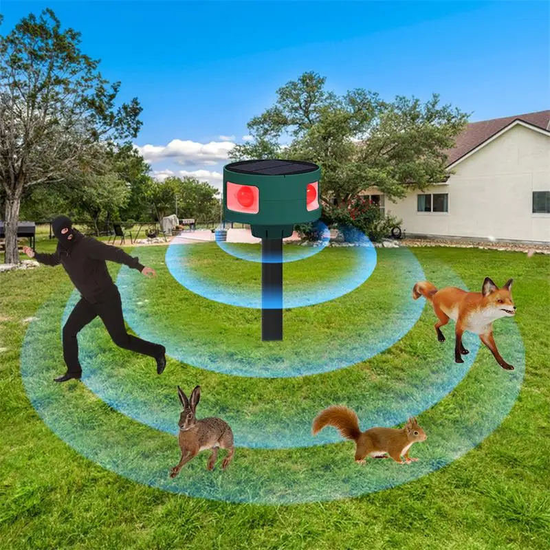 ultrasonic speaker animal repeller animal deterrent solar powered ultrasonic mouse dog bird cat repeller