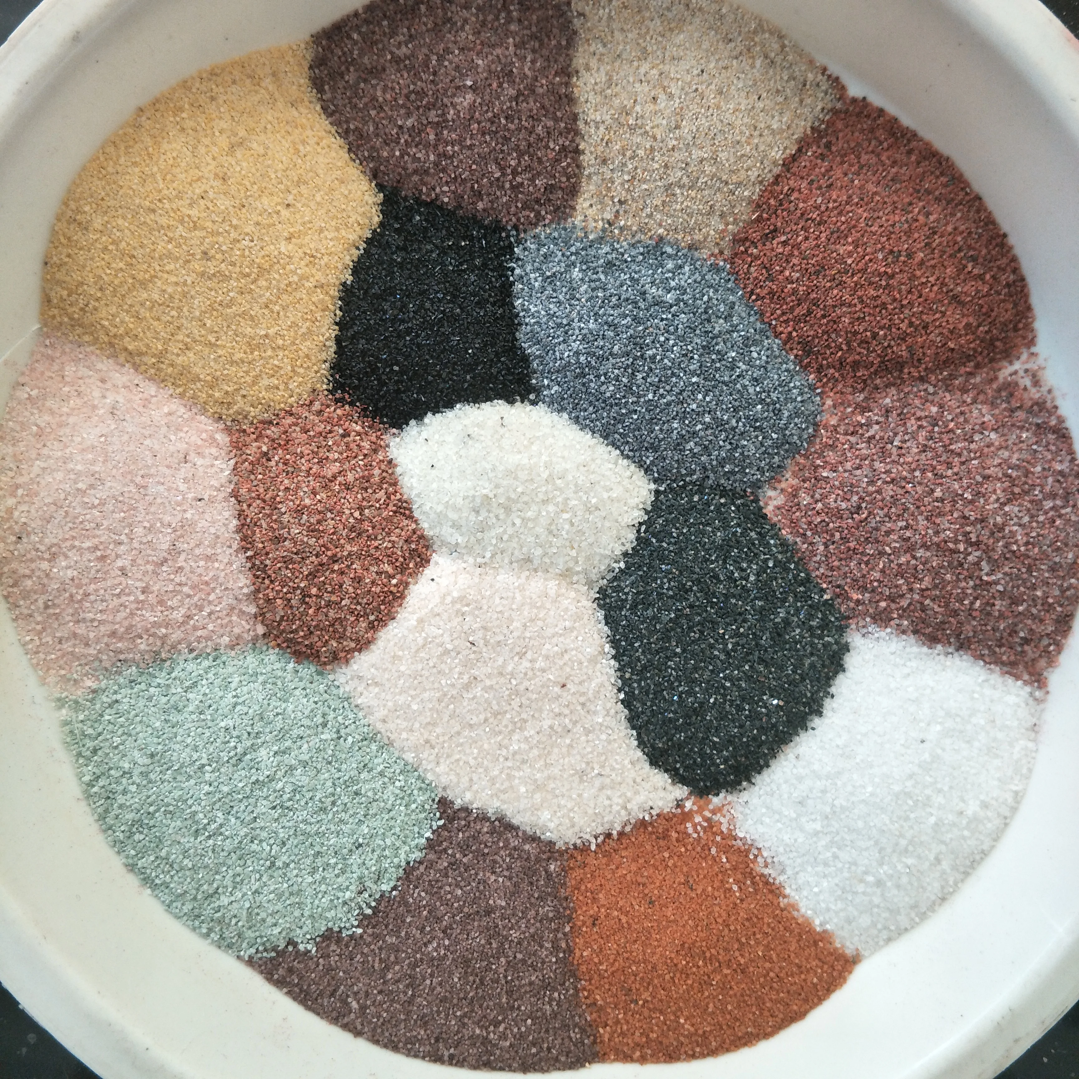 color sand for playground