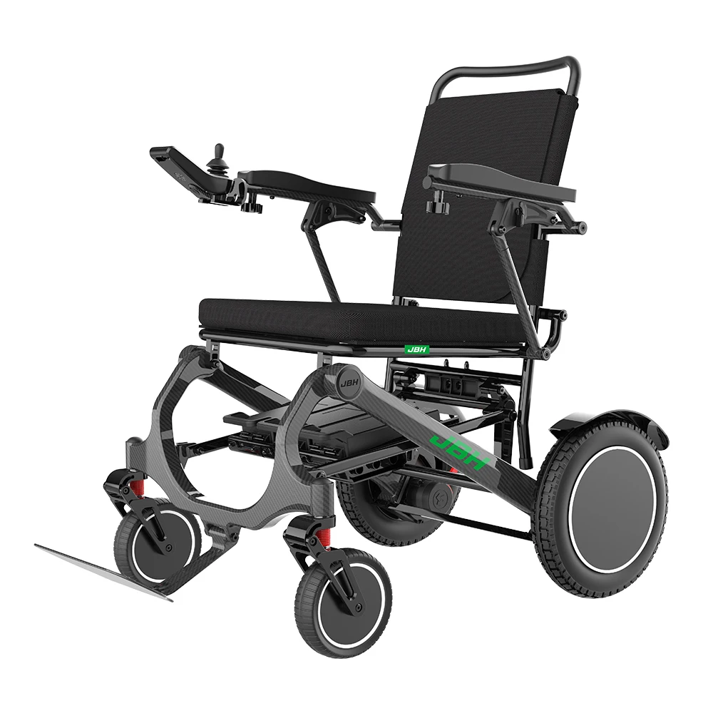 Fully handcrafted body made of carbon fiber electric wheelchairs