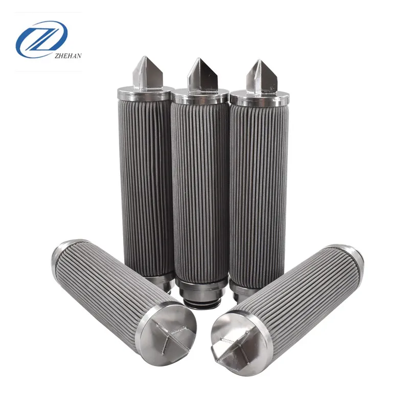 Stainless steel air compressor oil filter element Sewage treatment filter element Filter element for injection molding machine
