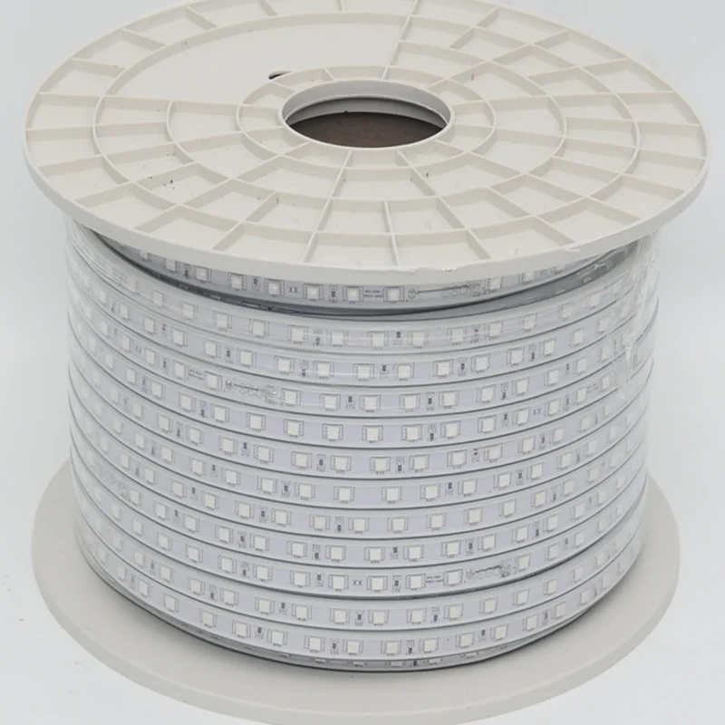 GMXX070 72leds/m 220v led strip 5050 11MM IP65 SMD Flexible Tape Light LED Strip light led 50 100 meters rgb strip led lights