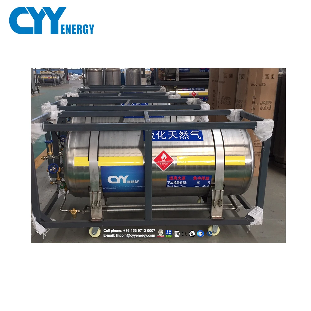 80L/175L/210L/450L/500L Cryogenic Dewar Cylinders for LOX LIN Lar LNG LCo2