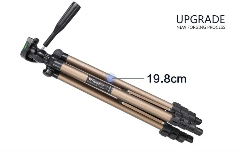 
Weifeng WT-3130 aluminum lightweight tripod adjustable compact tripod high quality cheap tripod for camera iphone 