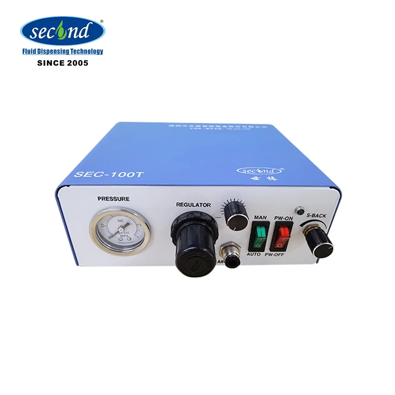 Benchtop automatic 5 or 30cc UV solder paste glue dispensing machine