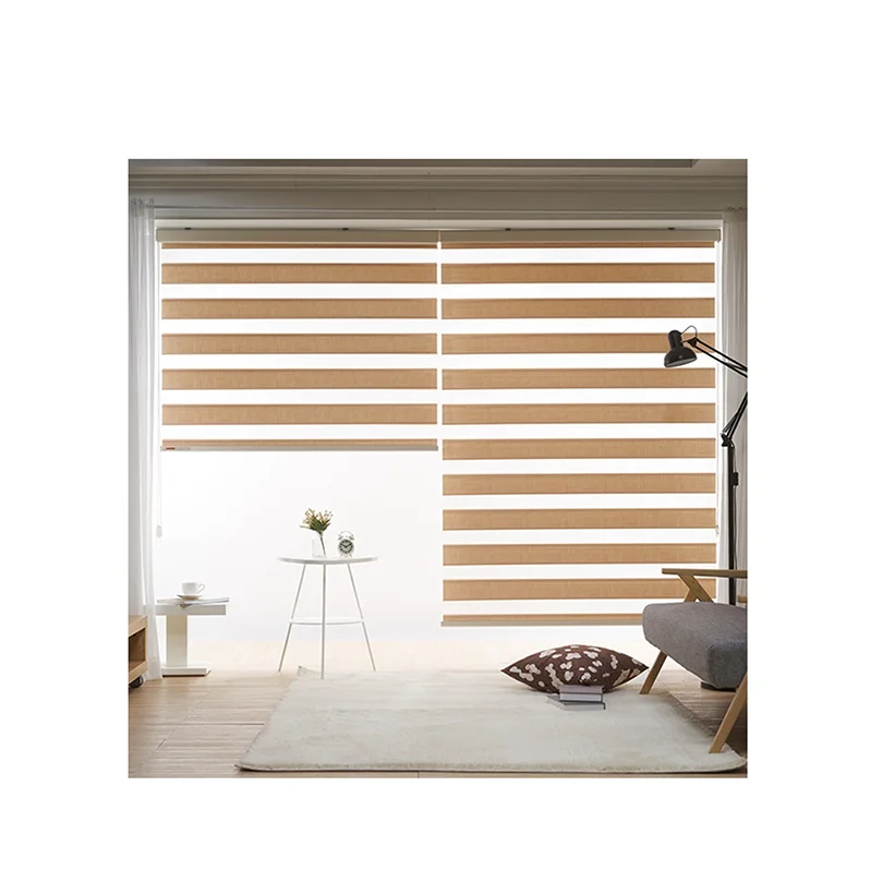 2022 Hot Sale Spring System Cordless Day And Night Rainbow Blind Zebra Blinds Factory price wholesale