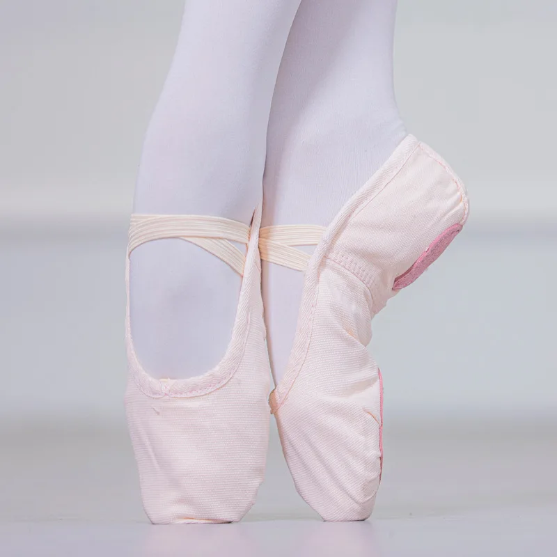 High Quality Canvas Soft Ballet Dance Shoes Elastic Lace 3001