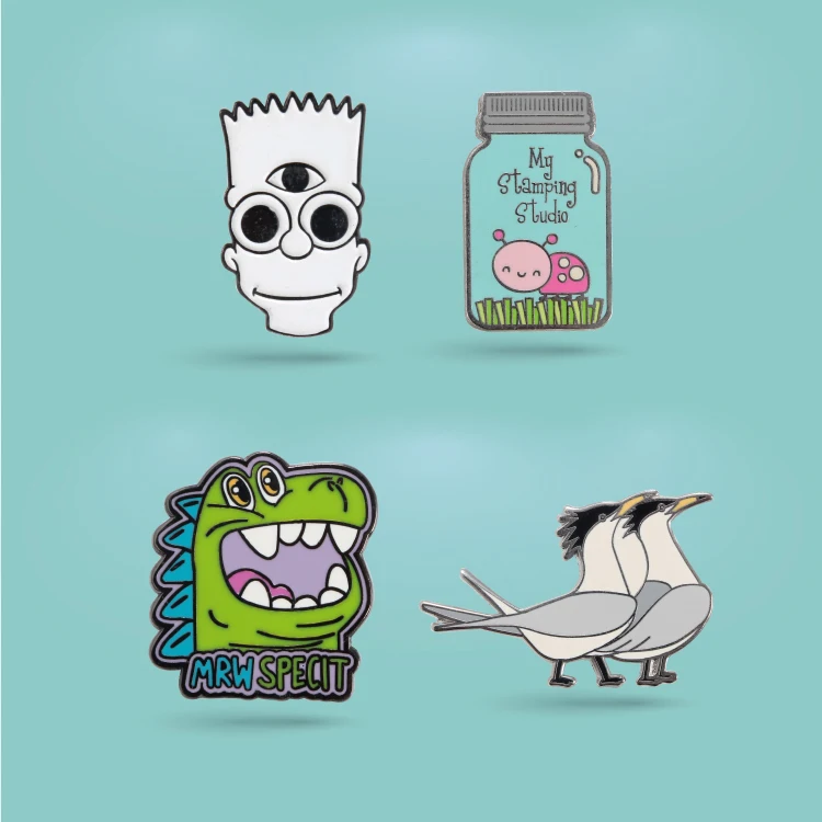 2024 new arrived Souvenir gift high quality Custom Logo Metal Hard Enamel Badge Fashion Decorative Lapel Pins for Clothes