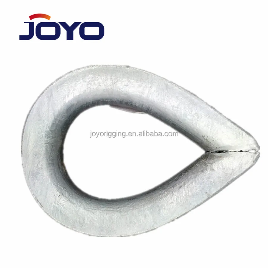 BS464 16mm 20mm High quality rigging hardware  Hot dip galvanized heavy duty wire rope thimble,ISO9001...