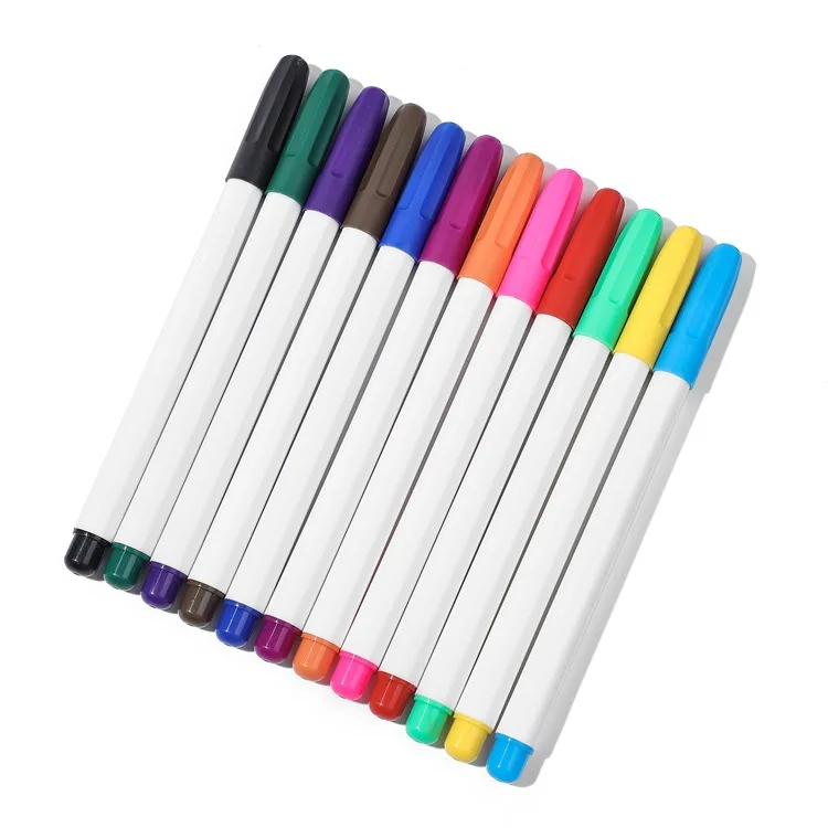 Color whiteboard pen Water-based erasable student environmental brush office fine nib Water-based marker