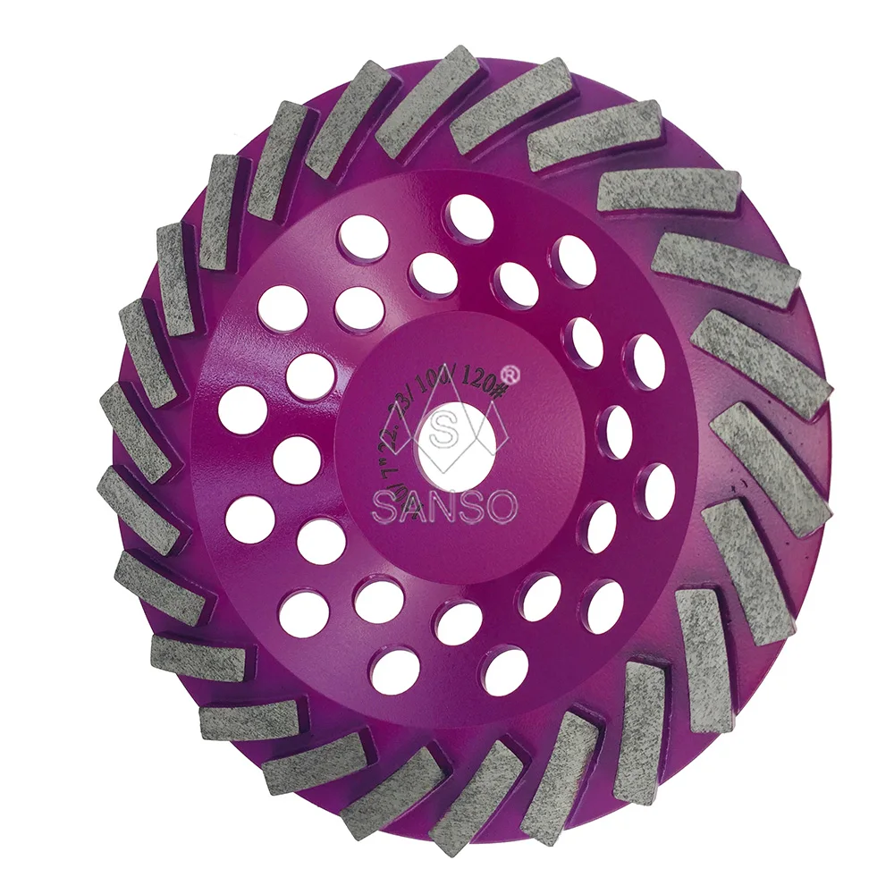 Sanso Customized Type Product High Quality Factory Price Diamond Grinding Abrasive Cup Wheel for Concrete