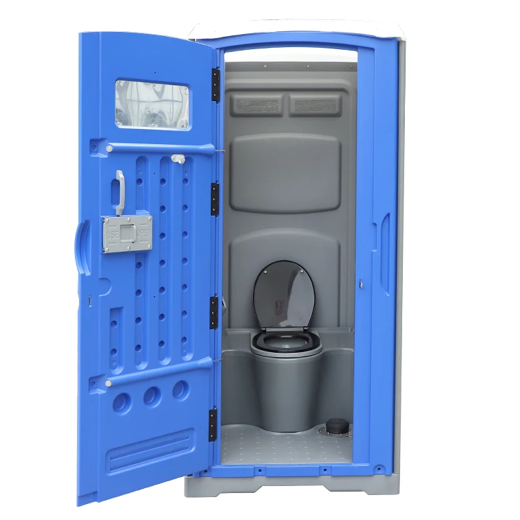 hdpe moveable toilet porta potty with wash station for beach park outdoor