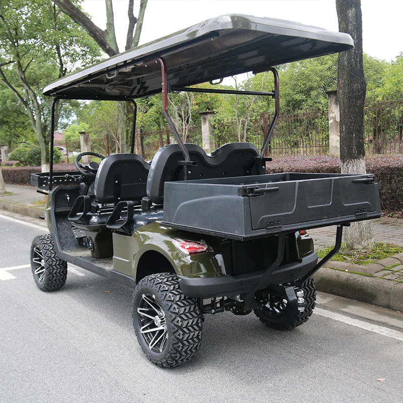 2024 New Popular 48v Electric Golf Cart Models 4-seat Electric Golf Cart With Cargo Box