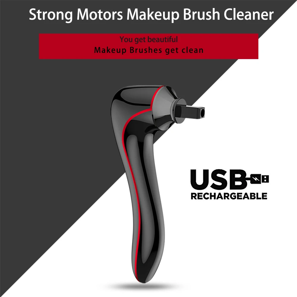 Professional Automatic Electric Make Up Bottle Eyelash Brush Cleaner And Dryer Kit