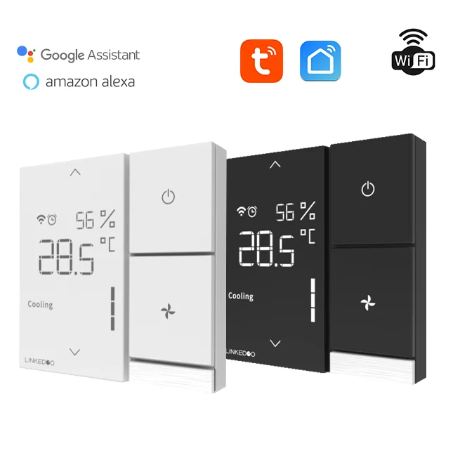 Wifi Smart Weekly Programmable Room Alexa Home Thermostat For Air Conditioner and floor heating