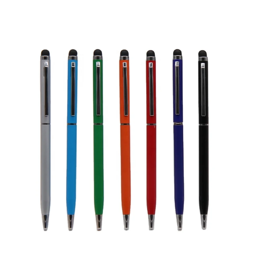 Stationery Promotion  Advertisement Screen Pen Multi-Color Ballpoint Custom Logo Supplier Stylus Ballpen