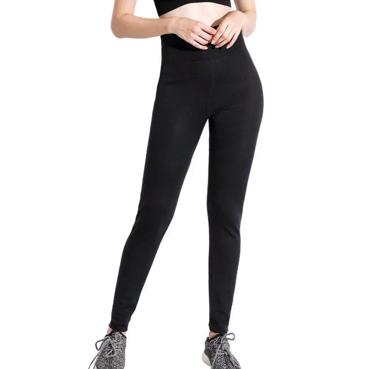 
Sauna Pants with 2mm SCR Material Women Hot Neoprene Sauna Sweat Pants Compression Leggings Body Shaper 