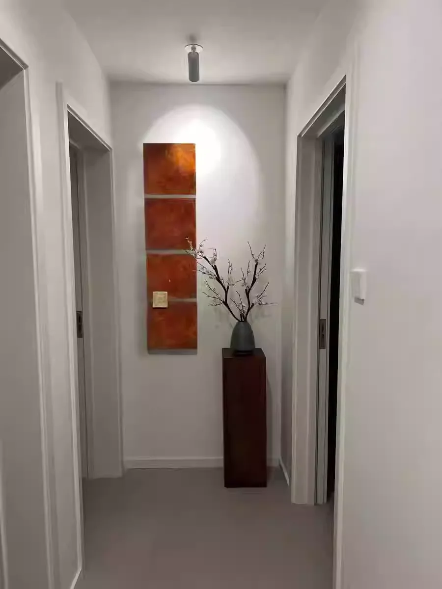 Interior Design Home Decor High Grade Wabi-sabi Wall Art Acrylic Gold Foil Painting Abstract Mixed Media Artwork Decoration