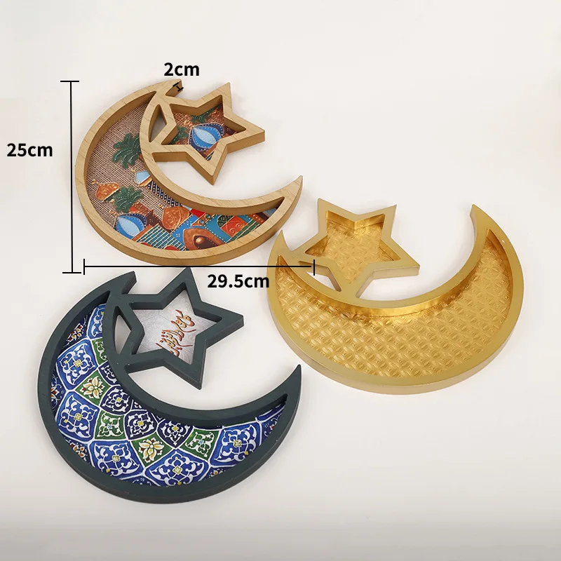 New Festival Creative Star Moon Tray Dried Fruit Snacks Date Box