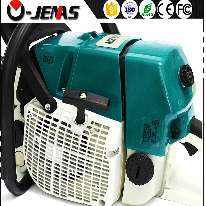 2 stroke single cylinder petrol/gas  381 chainsaws 72cc and bigger powerful and professional gasoline chain saw