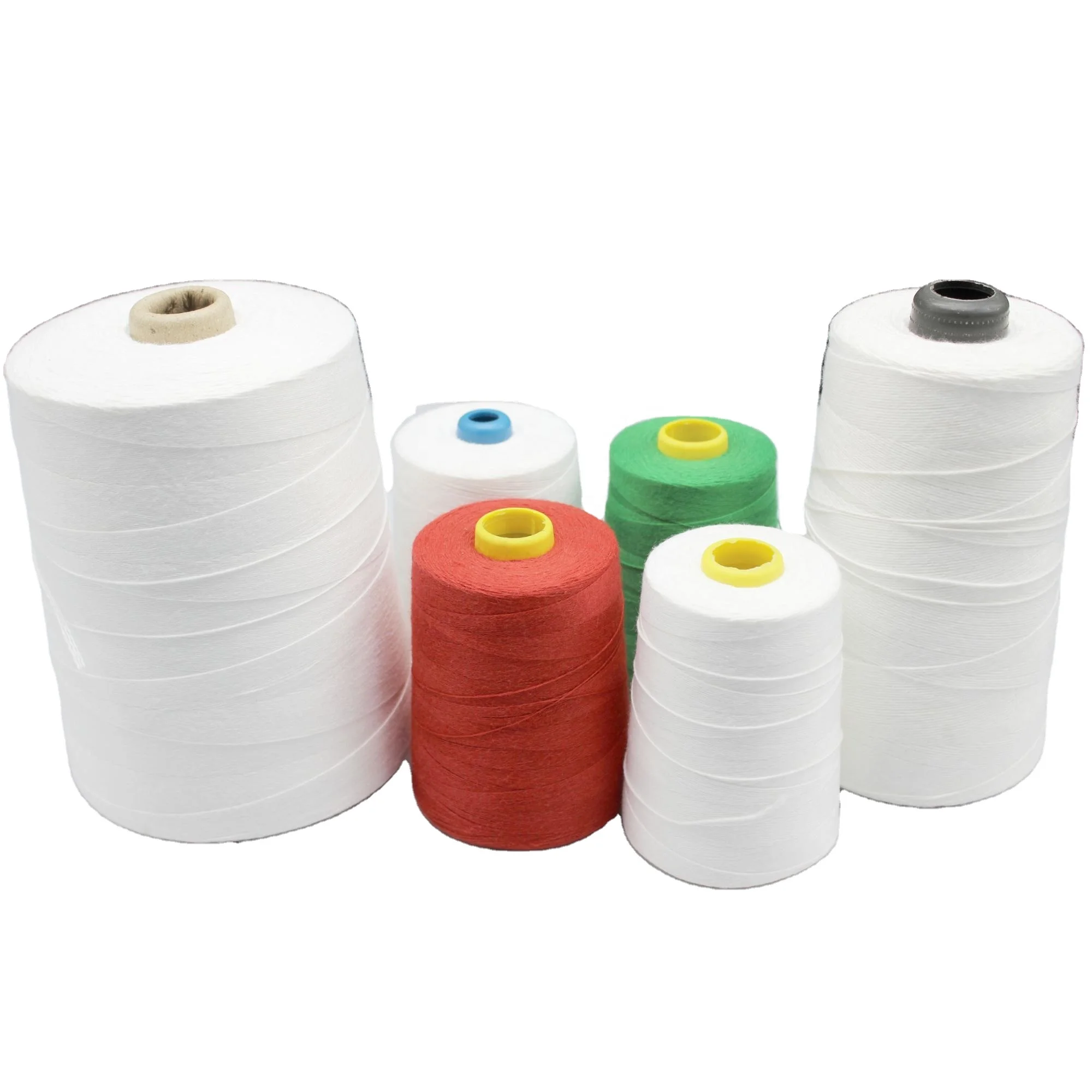 China production 100% polyester bag stitching sewing thread mouth stitching yarn 3kg/roll