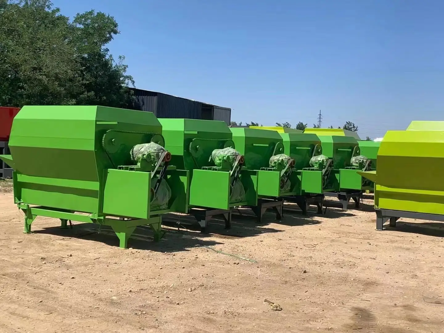 10 m3 Capacity Horizontal Animal Feed Mixer Machine