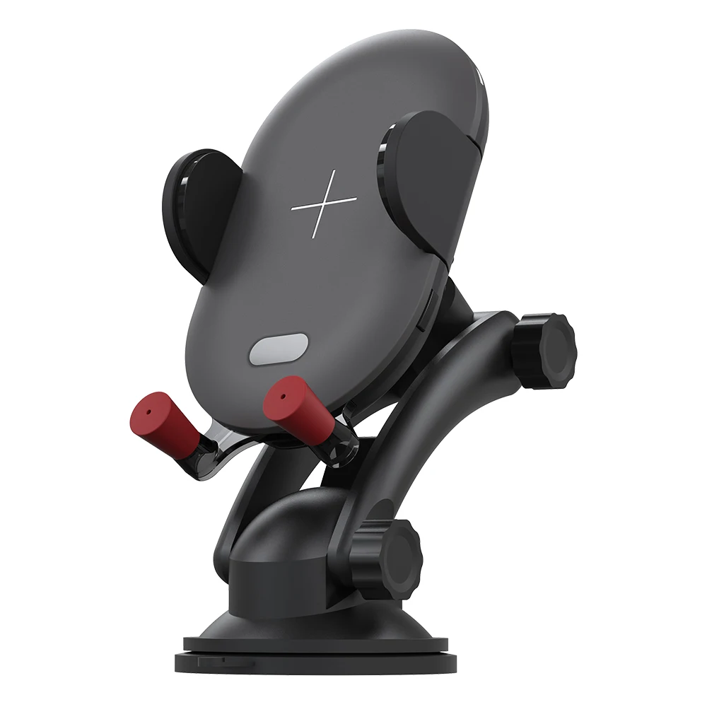 
2021 new arrivals10w wireless phone car holder charger infrared sensor 