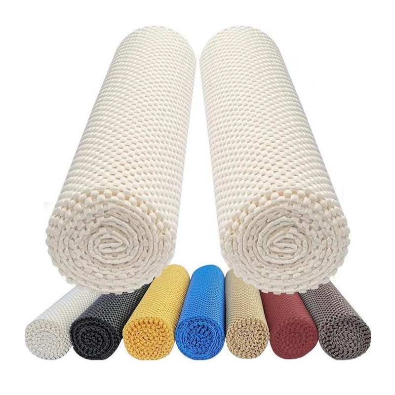 Anti Slip Gripper Roll Rubber Matting Waterproof Floor Mat PVC Shelf Drawer Liner