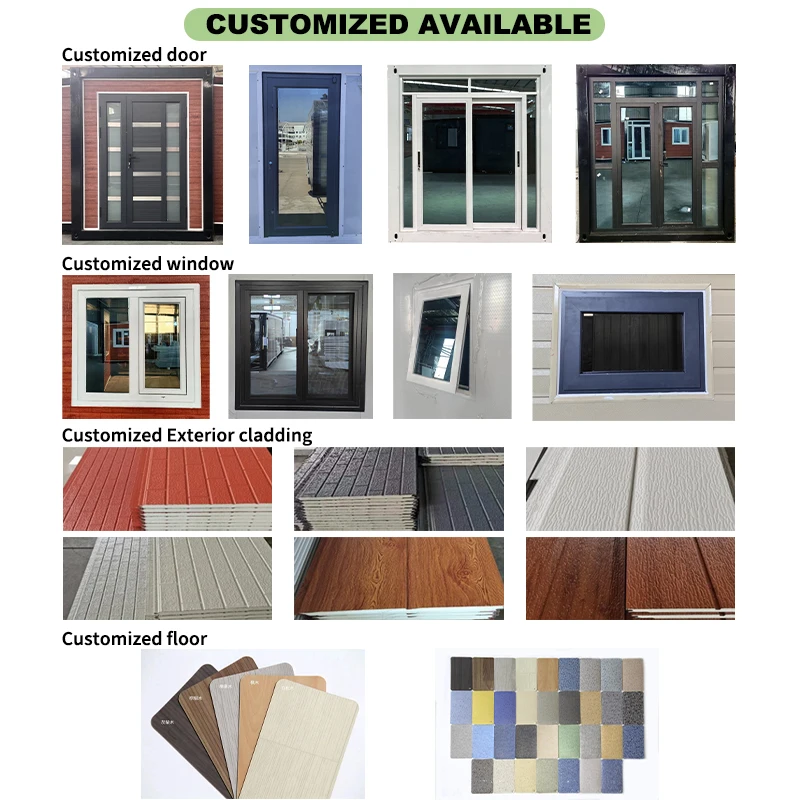 Foldable Office Accomodation Folding Collapsible Prefabricated Home Prefab Container Bar Restaurant