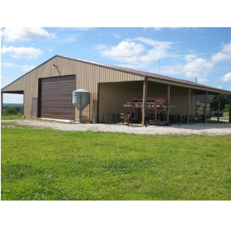 Prefab Industrial Metal Barn Prefabricated Steel Structure Workshop Shed Building