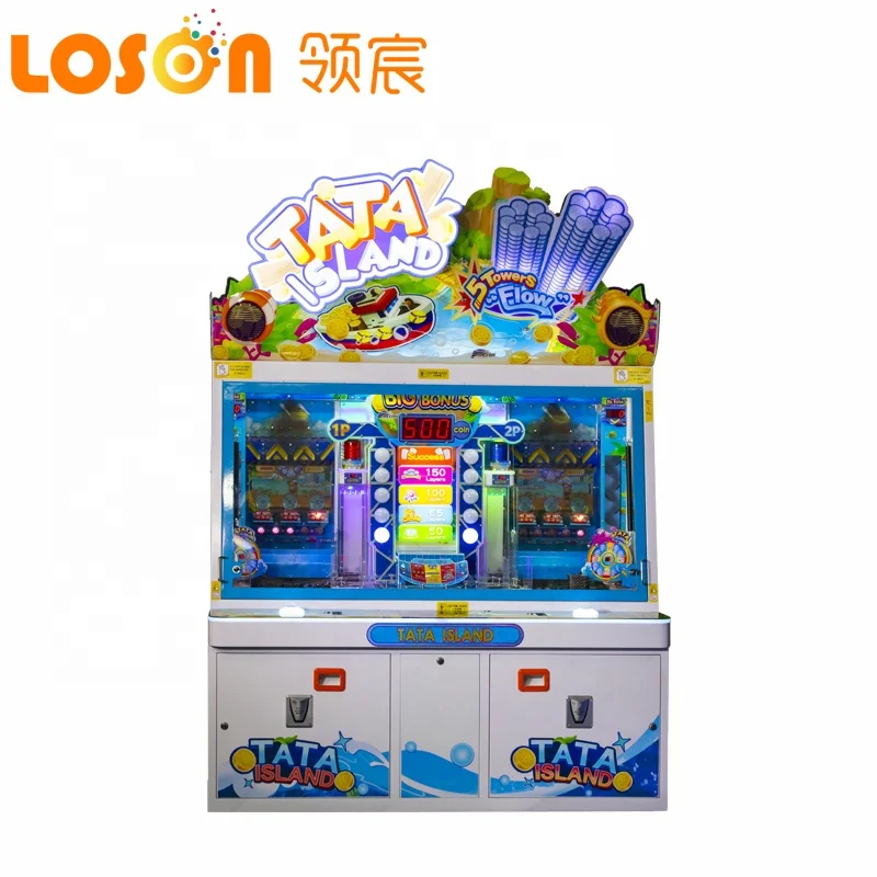 Push Coin Game for the Mall Arcade Two People Can Play Fun Game Coins Can Be Customized Change Sticker LOGO