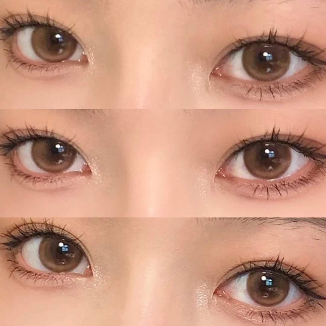 14.2 mm eye color contact lenses brown natural lipstick brown eye lenses power