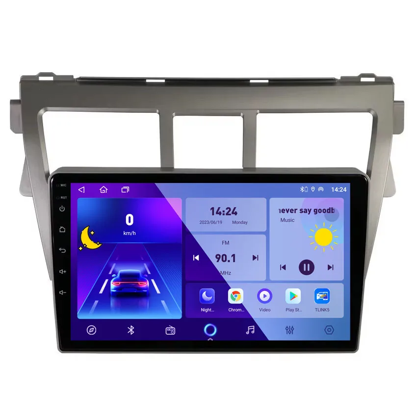 DSP 8 Core Android For Toyota Vios Yaris Belta Car Multimedia DVD Player Autoradio GPS Navigation Car Radio Stereo