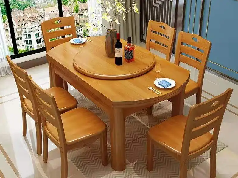 Dining chair dining table glass marble dining table set Nordic luxury modern home rock plate combination factory wholesale