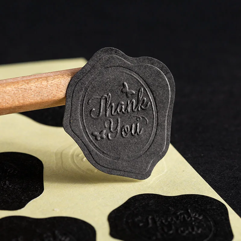 Custom Logo Luxury Perfume Bottle Special Textured Paper Gold/rose/ Foil/silver Embossed hot stamping seal label sticker