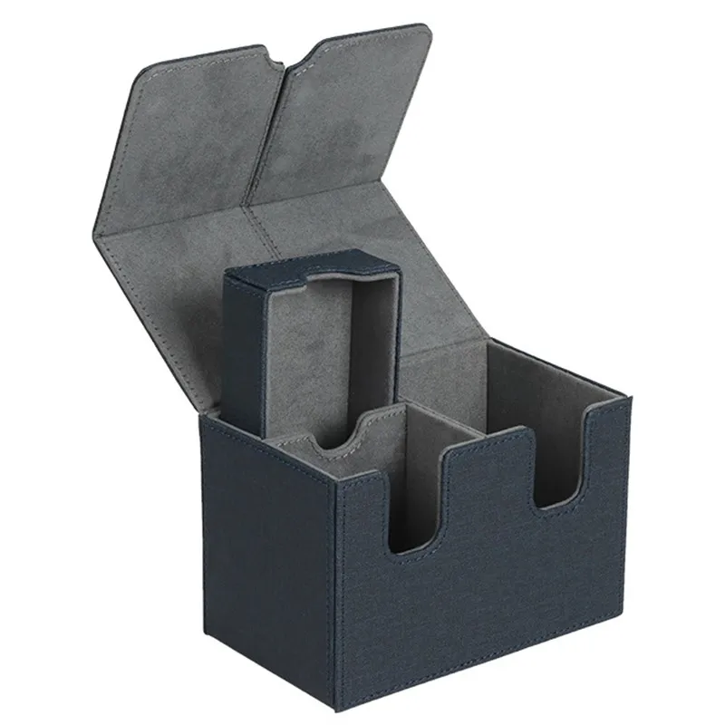 160+Count Card Capacity Magic Commander Deck Box - Premium Faux Leather, Magnetic Closure, Ideal for MTG Trading Cards