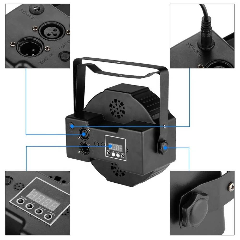 100-277v 36x3w LED stage light,stage dmx control par light