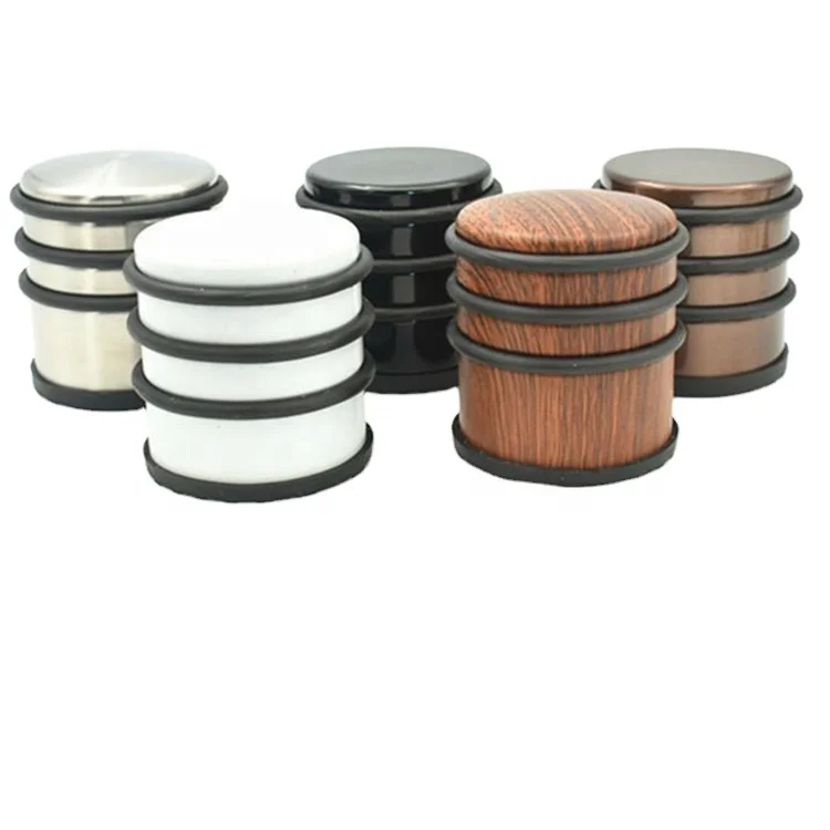 Hot Sales Heavy Duty Stainless Steel Door Floor Solid Doorstop Metal Stainless Steel Moving door stop Damper