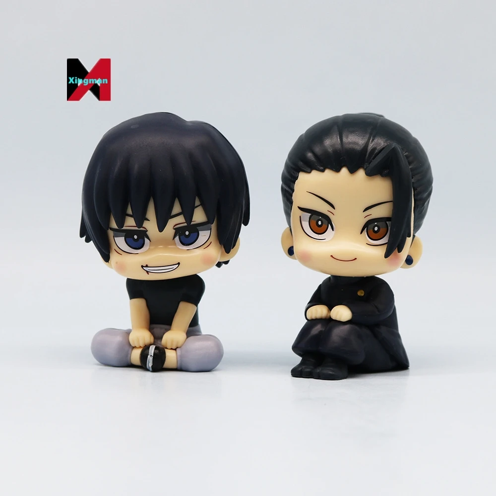 Wholesale Q Version Jujutsu Kaisen Itadori Yuji Gojo Model Ornament Cartoon toy figure statues anime action figures